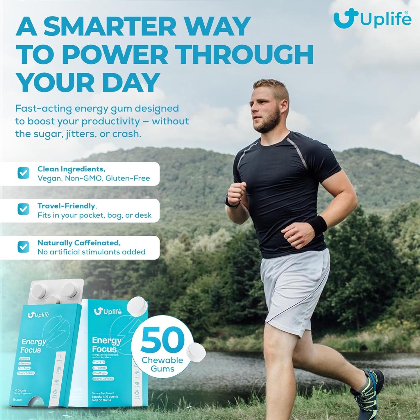 Energy Gum - Pack of 5 (50pcs)