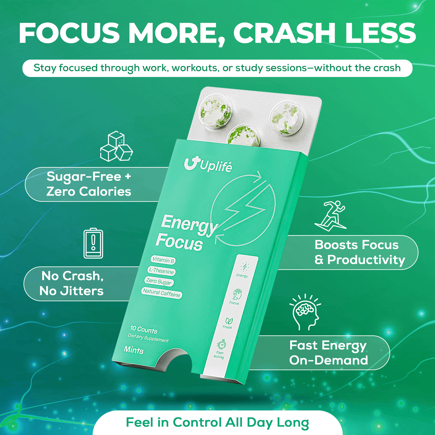 Energy Mints - Pack of 3 (30pcs)