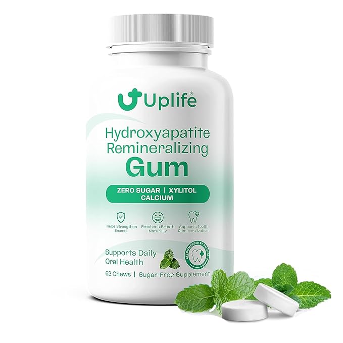 Uplife Hydroxyapatite Remineralizing Gum (62pcs)