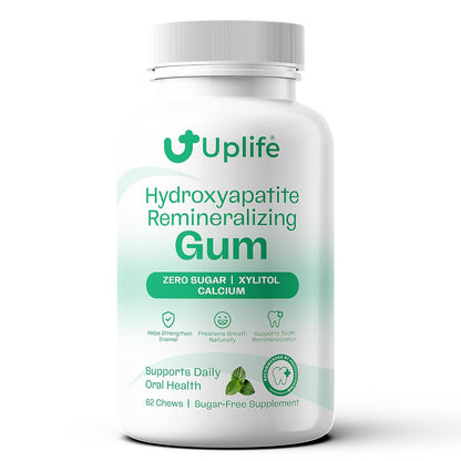 Uplife Hydroxyapatite Remineralizing Gum (62pcs)
